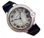 Ballon Bleu De Cartier Replica Ladies Watch - Diamond Bezel 33mm